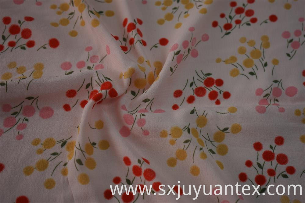 Eco-Friendly Morocian Crepe Print Fabric